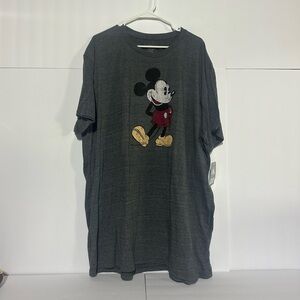 Disney Mickey Mouse Charcoal Tee NWT